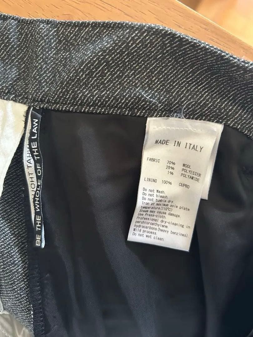 OAMC ストライプスラックス グレー ブラック 新品 30