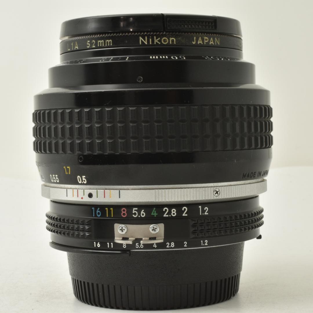 Nikon Ai NIKKOR 50mm F1.2 付属品4点 光学美品