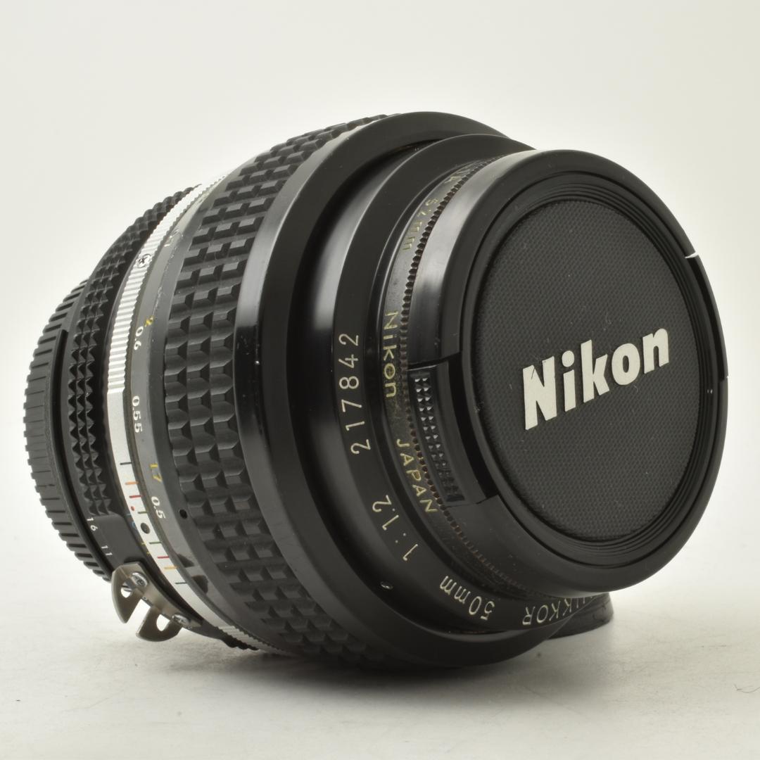 Nikon Ai NIKKOR 50mm F1.2 付属品4点 光学美品