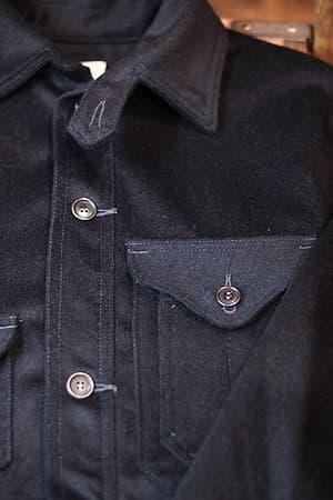 Post Overalls クルーザージャケット／ビーバーメルトンo’alls