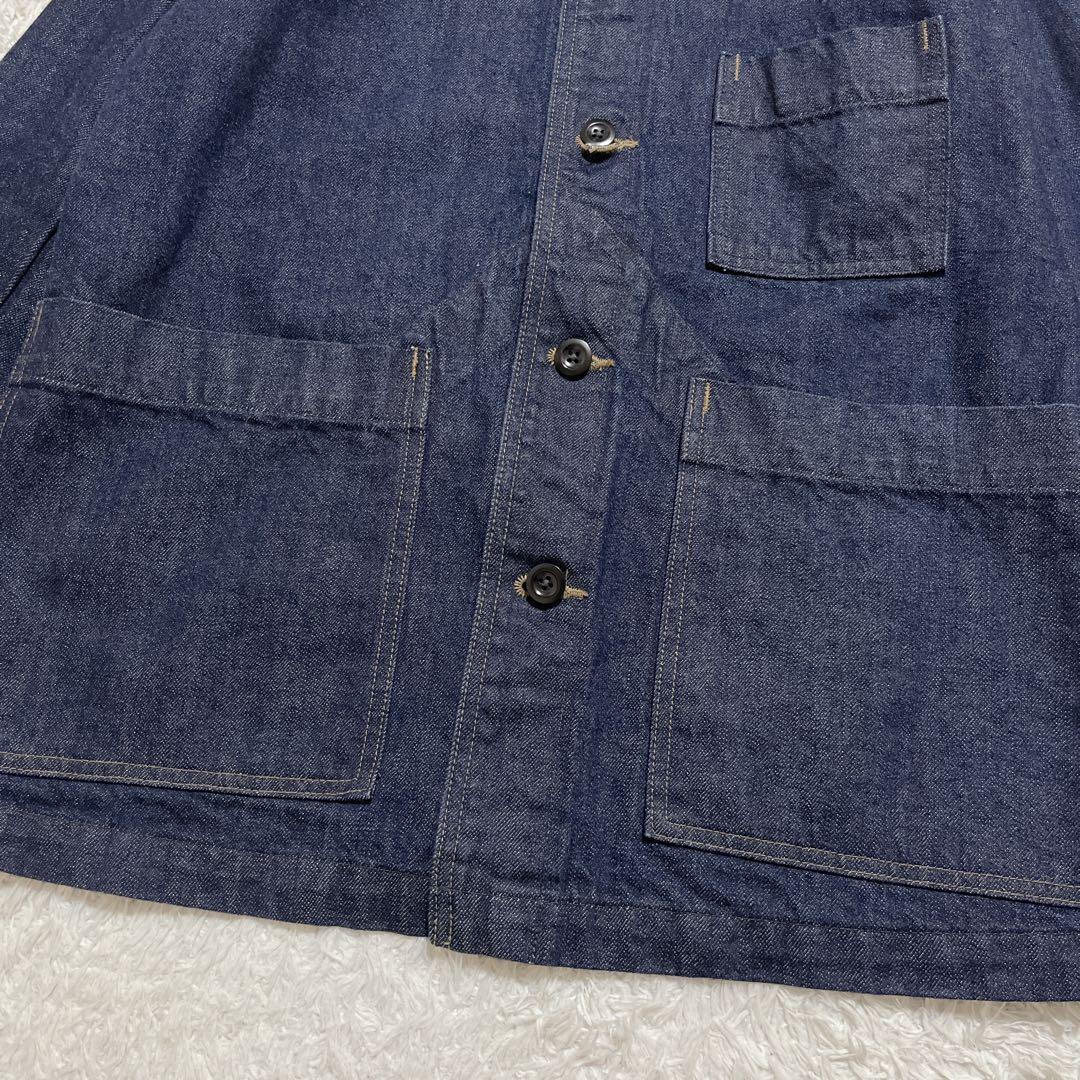 極美品✨MHL. デニムジャケット Gジャン　インディゴブルー　36 日本製