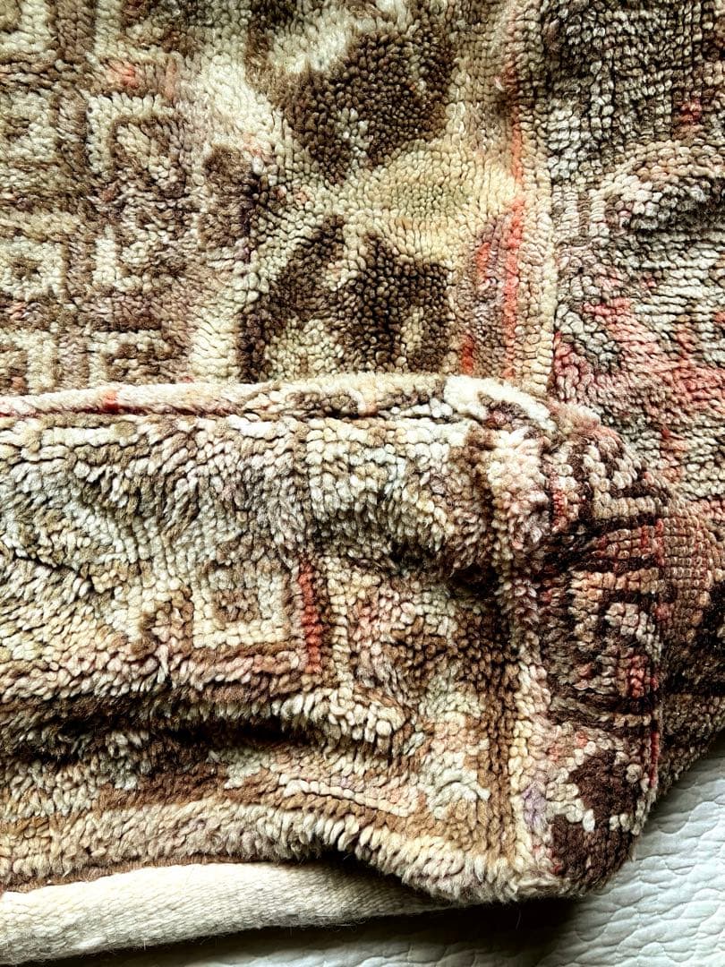 ビンテージ　モロッコ　プフ カバー　クッションカバー　ビンテージラグ