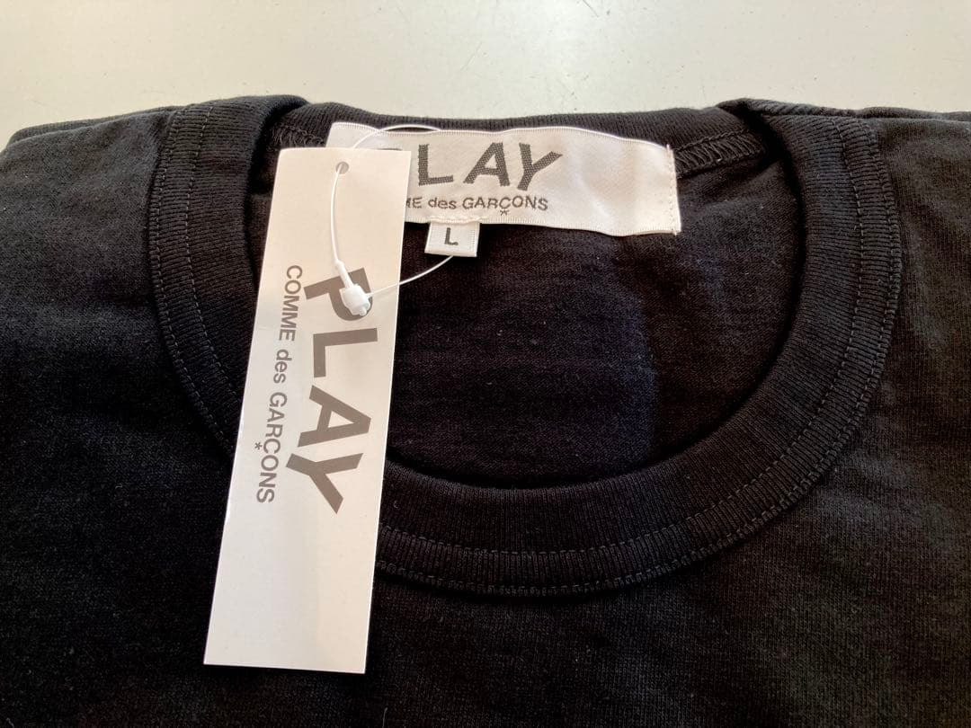 新品未使用PLAY COMME DES GARÇONS 長袖TシャツLサイズ