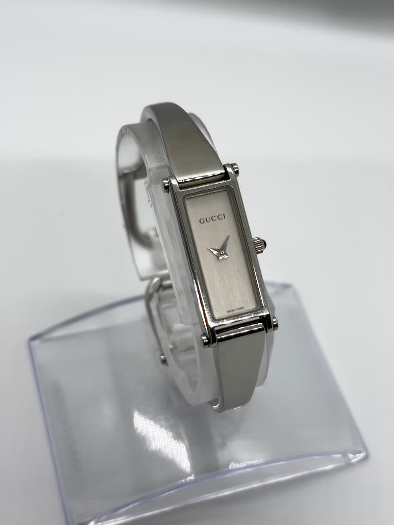 【保付・新品電池】グッチ GUCCI 1500L レディース腕時計 バングル