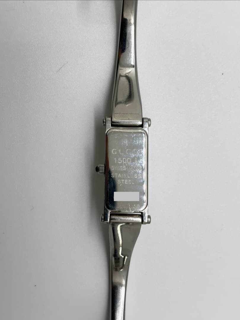 【保付・新品電池】グッチ GUCCI 1500L レディース腕時計 バングル