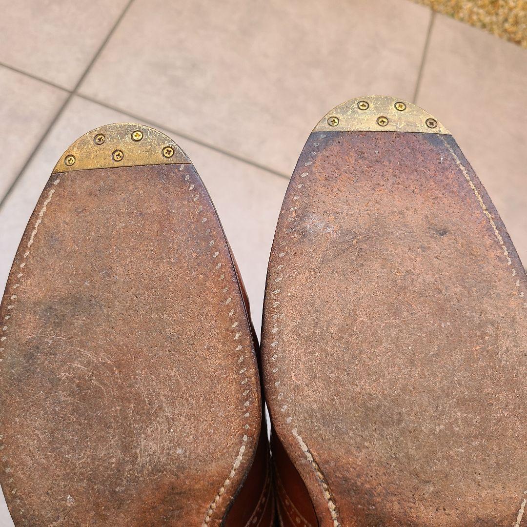 Alden 2099 ウイスキーコードバン 8.5D フルブローグ 希少カラー