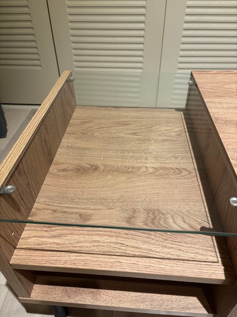 LOWYA ラタン調センターテーブル[幅80]