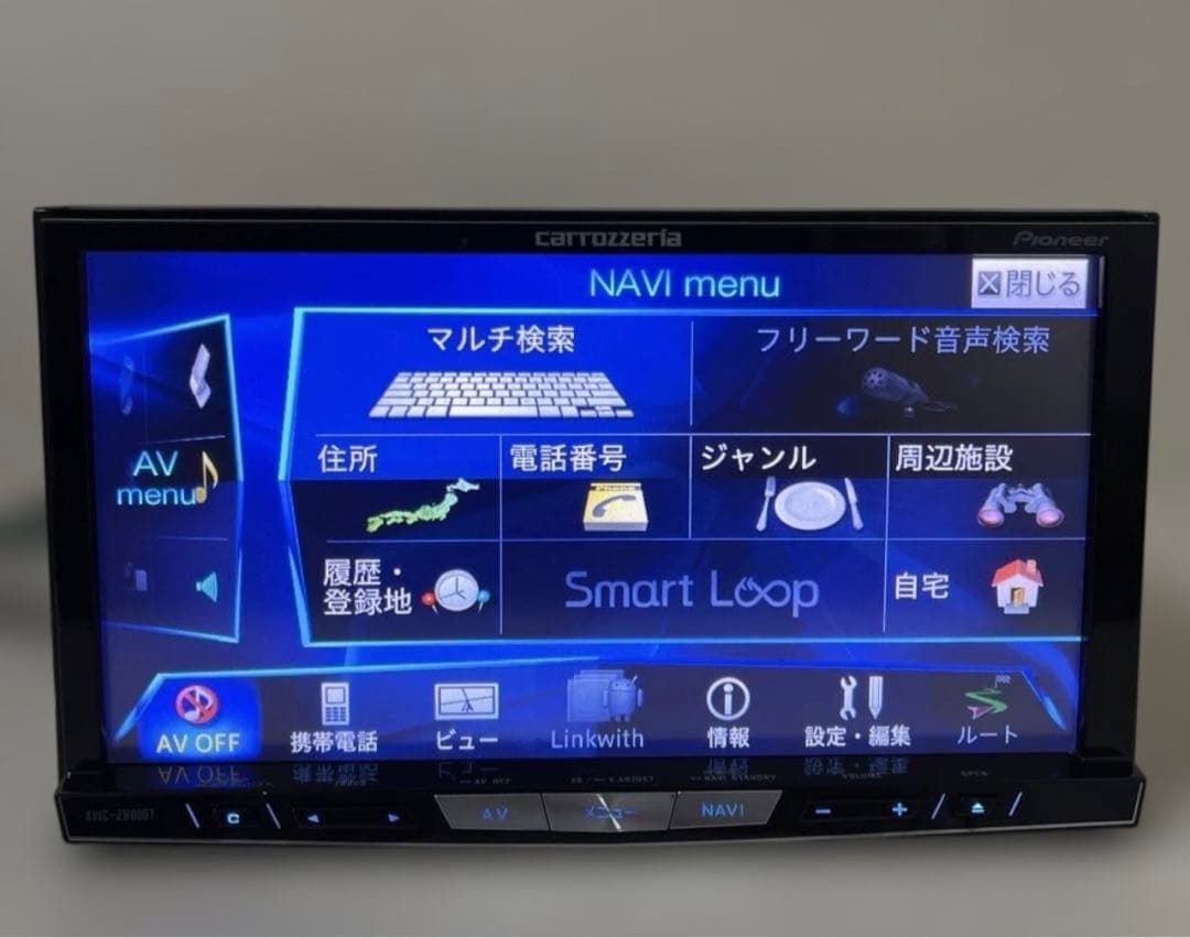 パイオニアカーナビゲーションシステム AVIC-ZH0007
