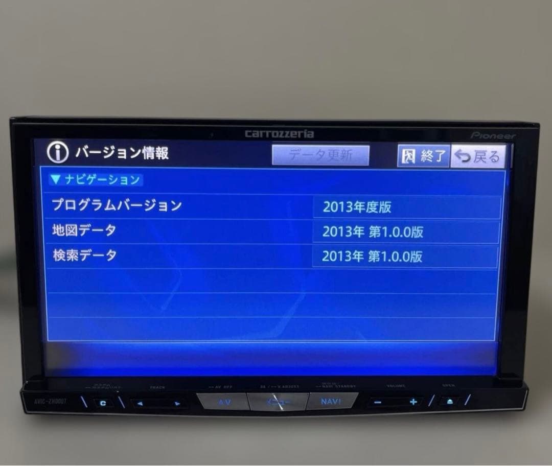 パイオニアカーナビゲーションシステム AVIC-ZH0007