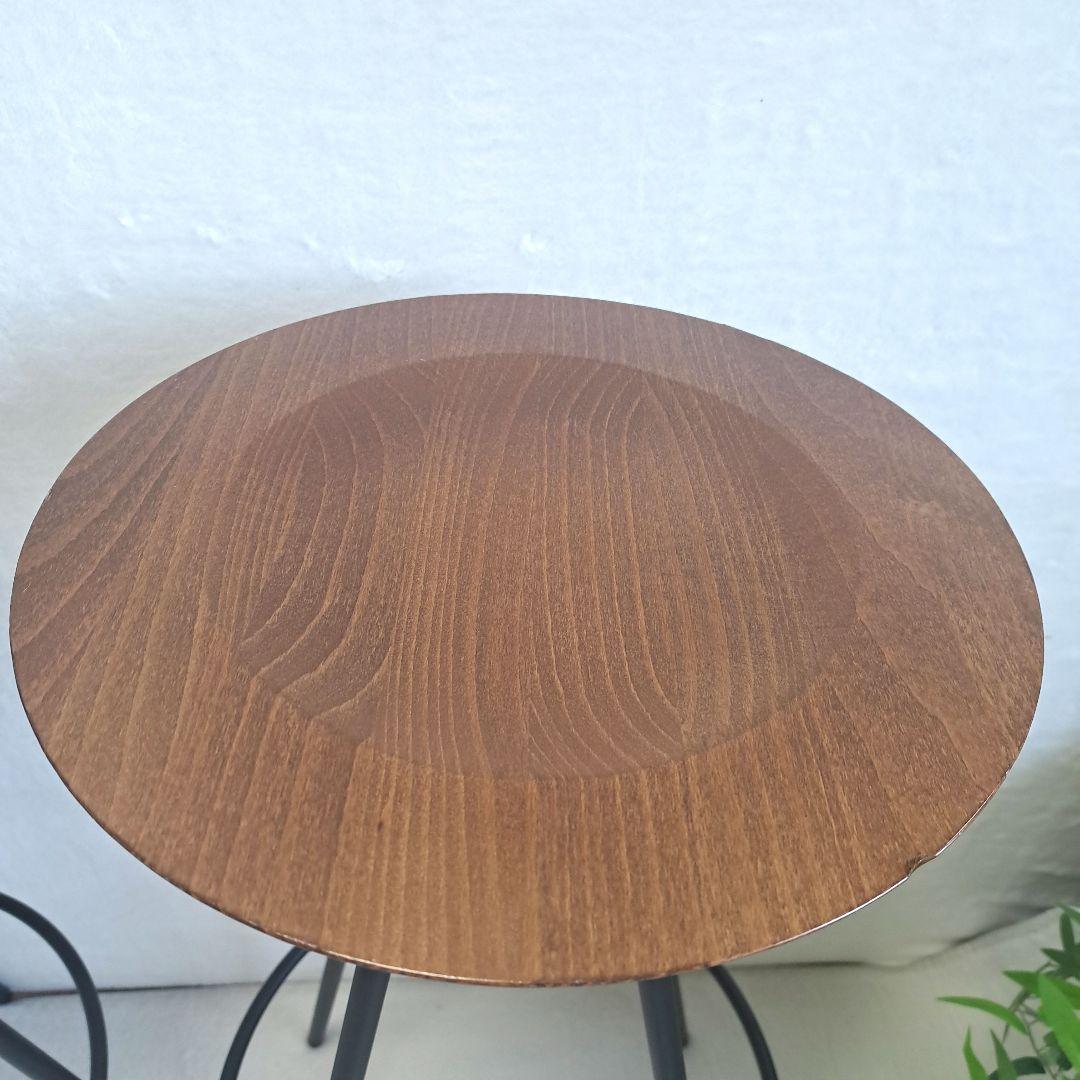 ADAL ハイスツール 2脚セット「北欧 モダン 無垢材」