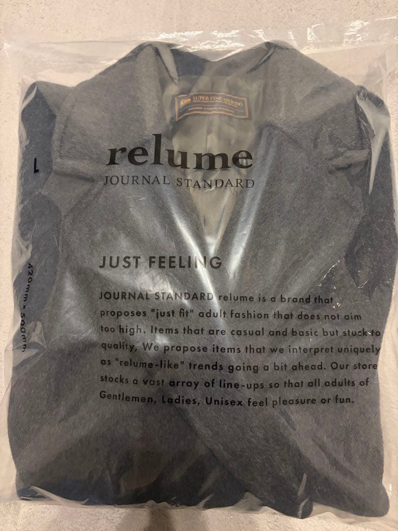 [新品タグ付き]スーパーファインビーバーチェスターコート　グレー 36