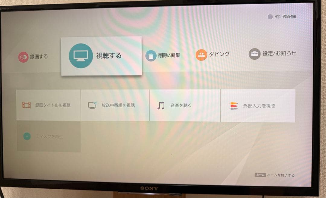 SONY ブルーレイレコーダー　BDZ-ZW1000 1TB