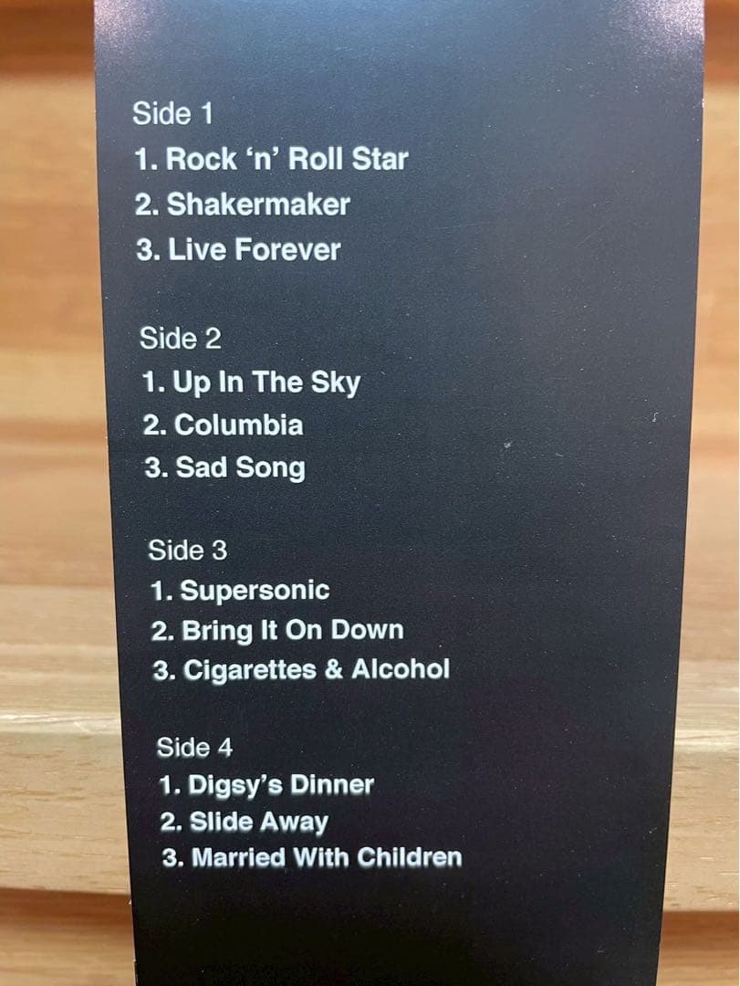 Oasis Definitely Maybe25周年限定2枚組レコード