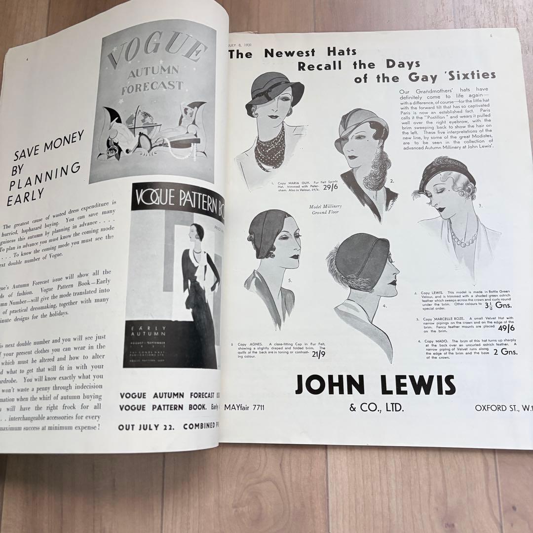 【洋書・希少】ヴィンテージ VOGUE 女性情報誌 RESPONSE