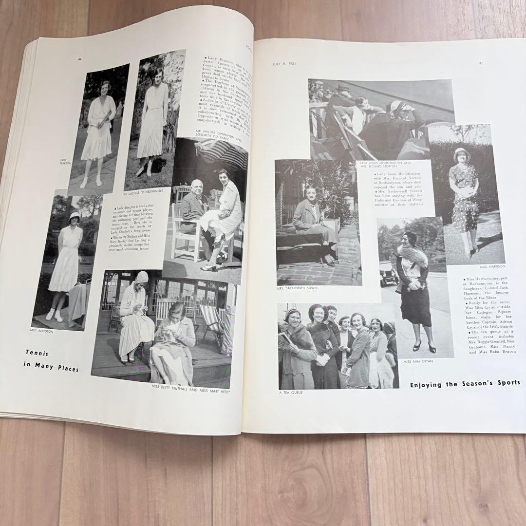 【洋書・希少】ヴィンテージ VOGUE 女性情報誌 RESPONSE