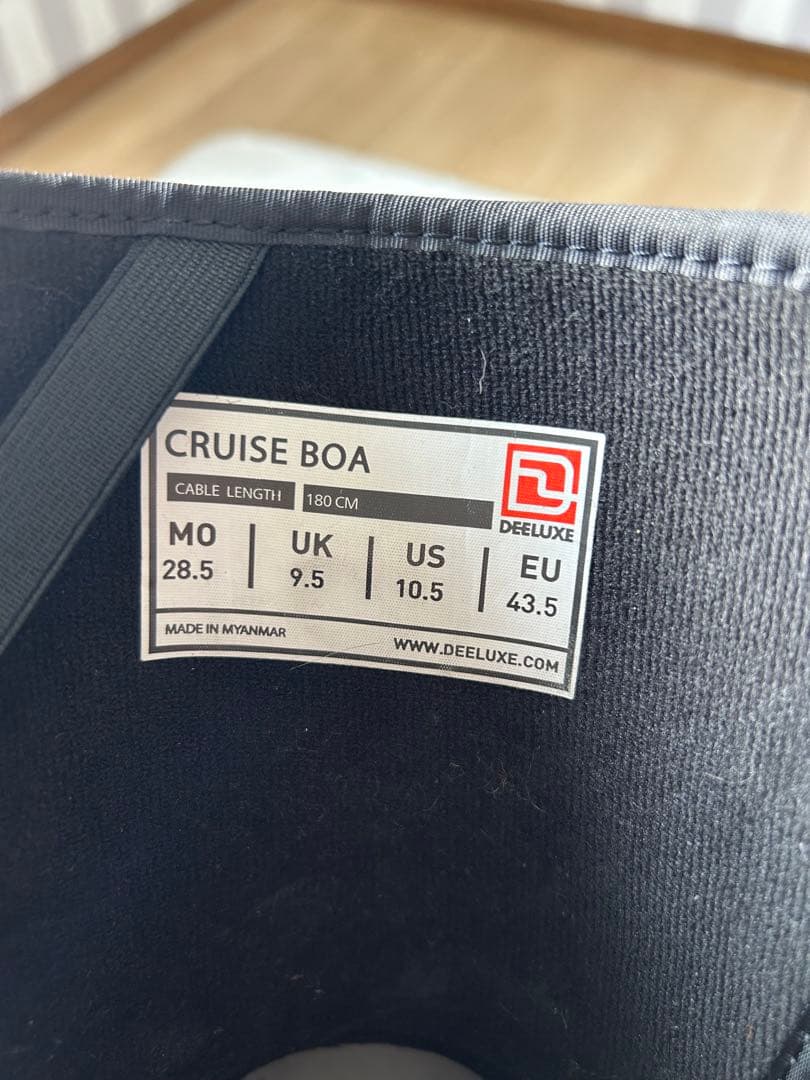 DELLUXE ブラック スノーボードブーツ　28.5cm