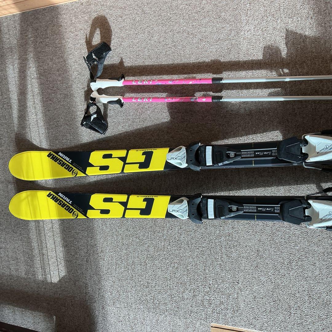 オガサカ　TRIUN G-J150 ジュニア　150cm スキーセット