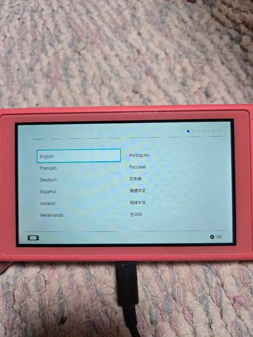 【動作確認済み】Switch Lite コーラルピンク ジャンク品