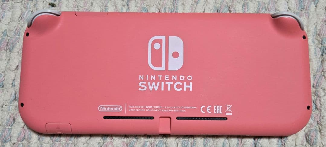 【動作確認済み】Switch Lite コーラルピンク ジャンク品