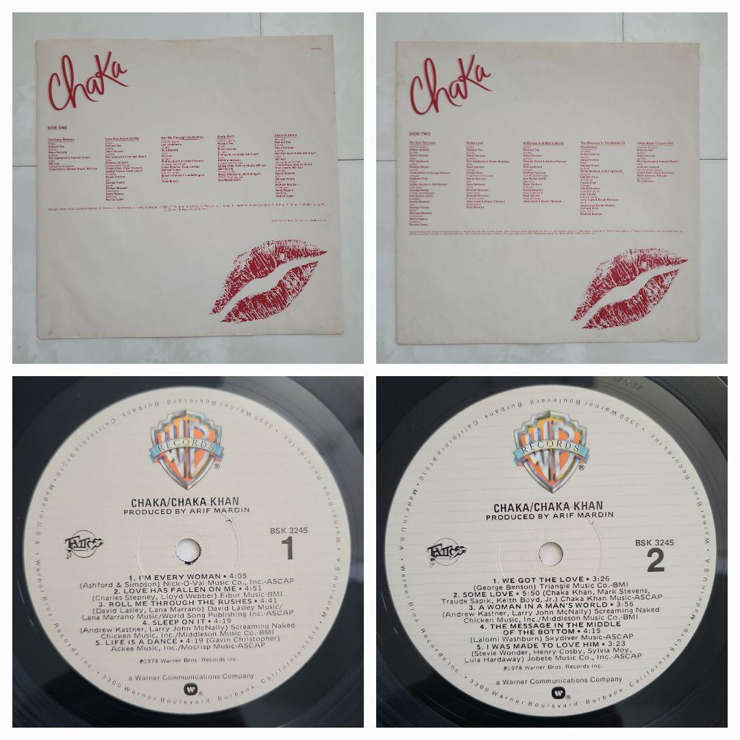 ★全てＵＳオリジナル盤★『ＣＨＡＫＡ ＫＨＡＮ』ソロ初期名盤ＬＰ３枚セット