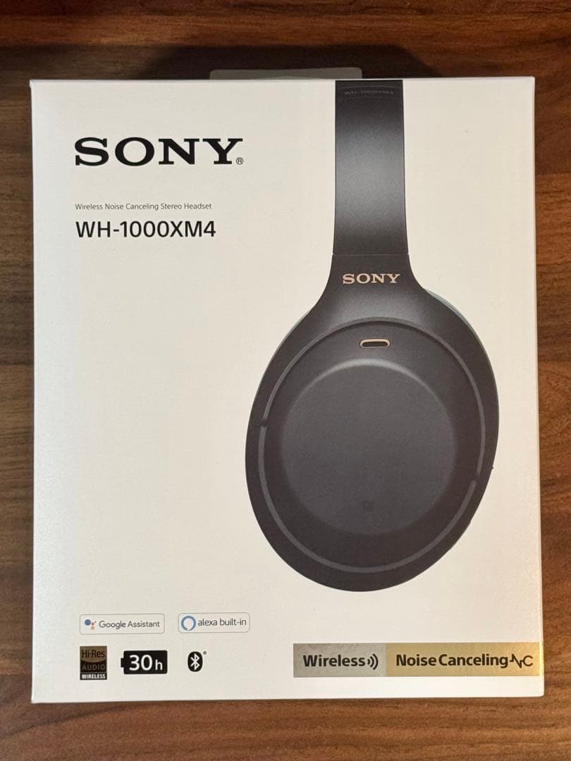 【12月22日購入】SONY WH-1000XM4 ワイヤレスヘッドホン