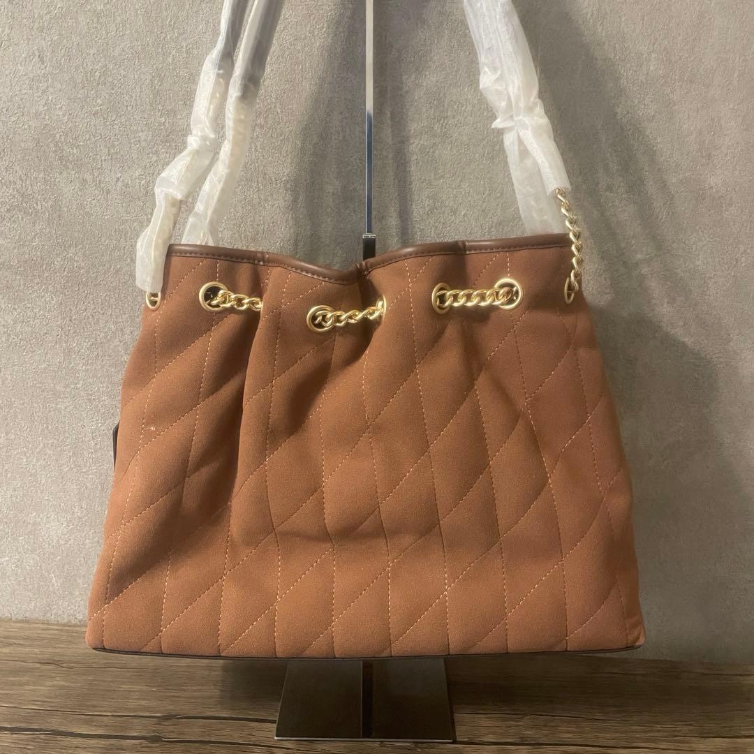 【最終値下げ】 COACH コーチ エヴリン ブラウン キルティング