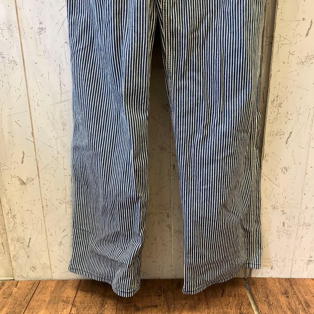 9.8 オシュコシュ USA製 ヒッコリー オーバーオール つなぎ ワークウェア