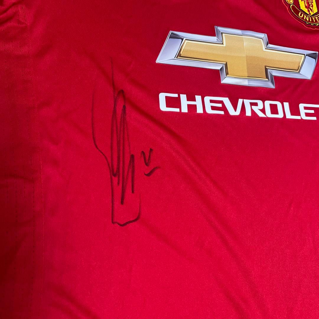 イブラヒモビッチ サイン入りユニフォーム マンチェスターユナイテッド 証明書付き