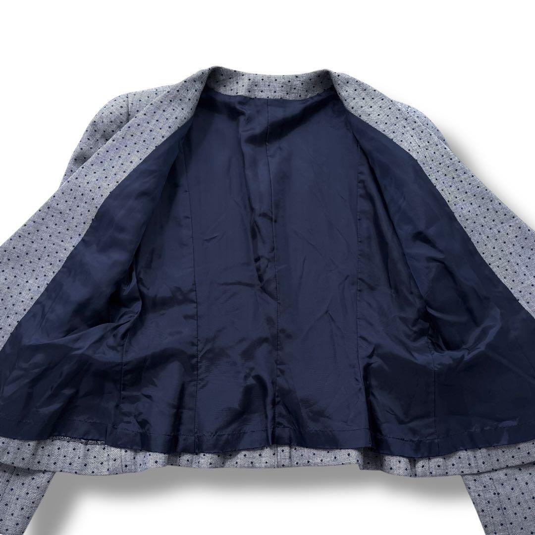 【極美品】Dior ディオール テーラードジャケット ドット柄　フォーマル