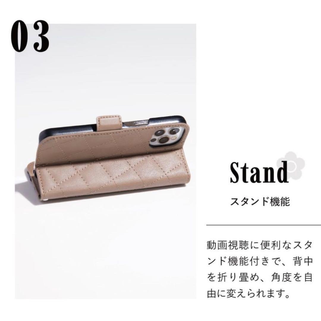 新品⭐︎マリークワント iPhone15/14/13 手帳型 ケース ピンク