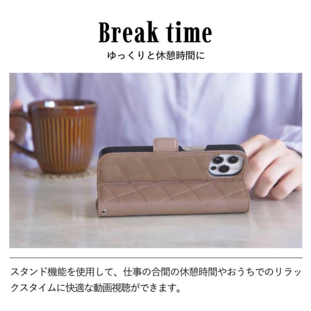 新品⭐︎マリークワント iPhone15/14/13 手帳型 ケース ピンク