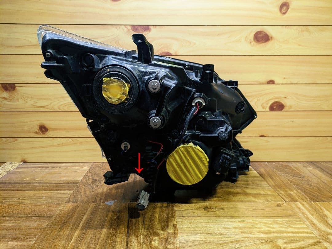 20系 ヴェルファイア 後期 イカリング ヘッドライト 黄ばみ無し