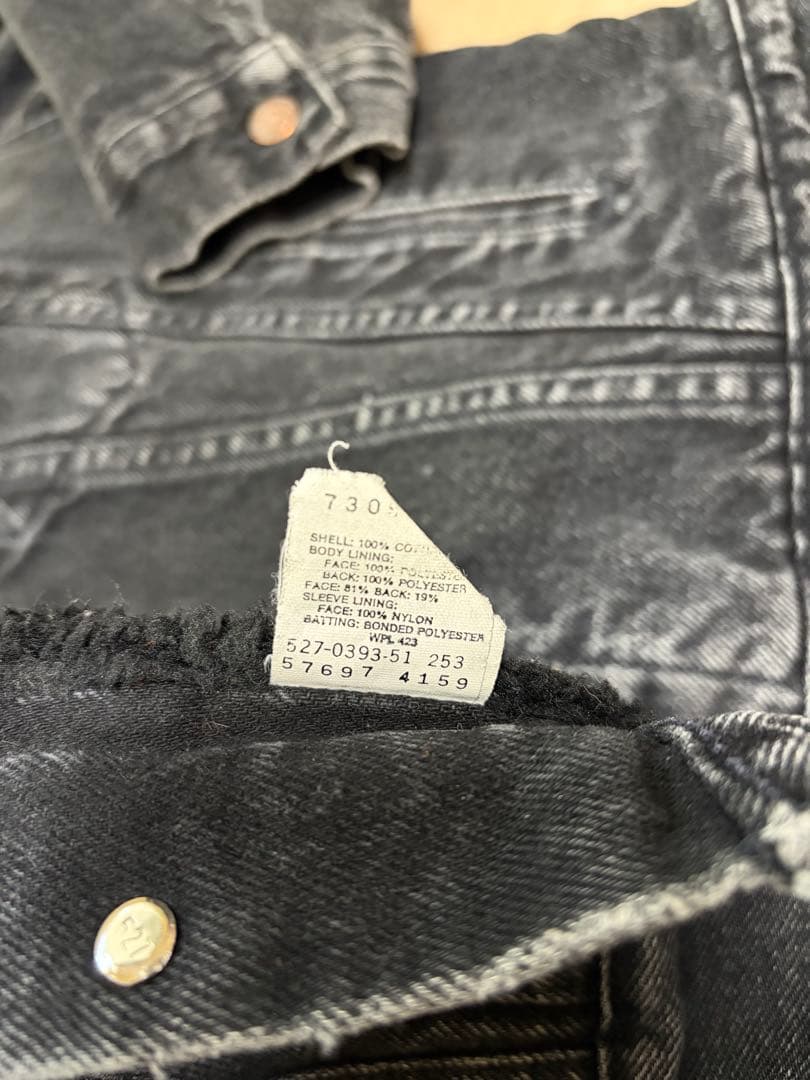 USA製 90sLevi’s 初期　ブラックデニム ボア オレンジタブ