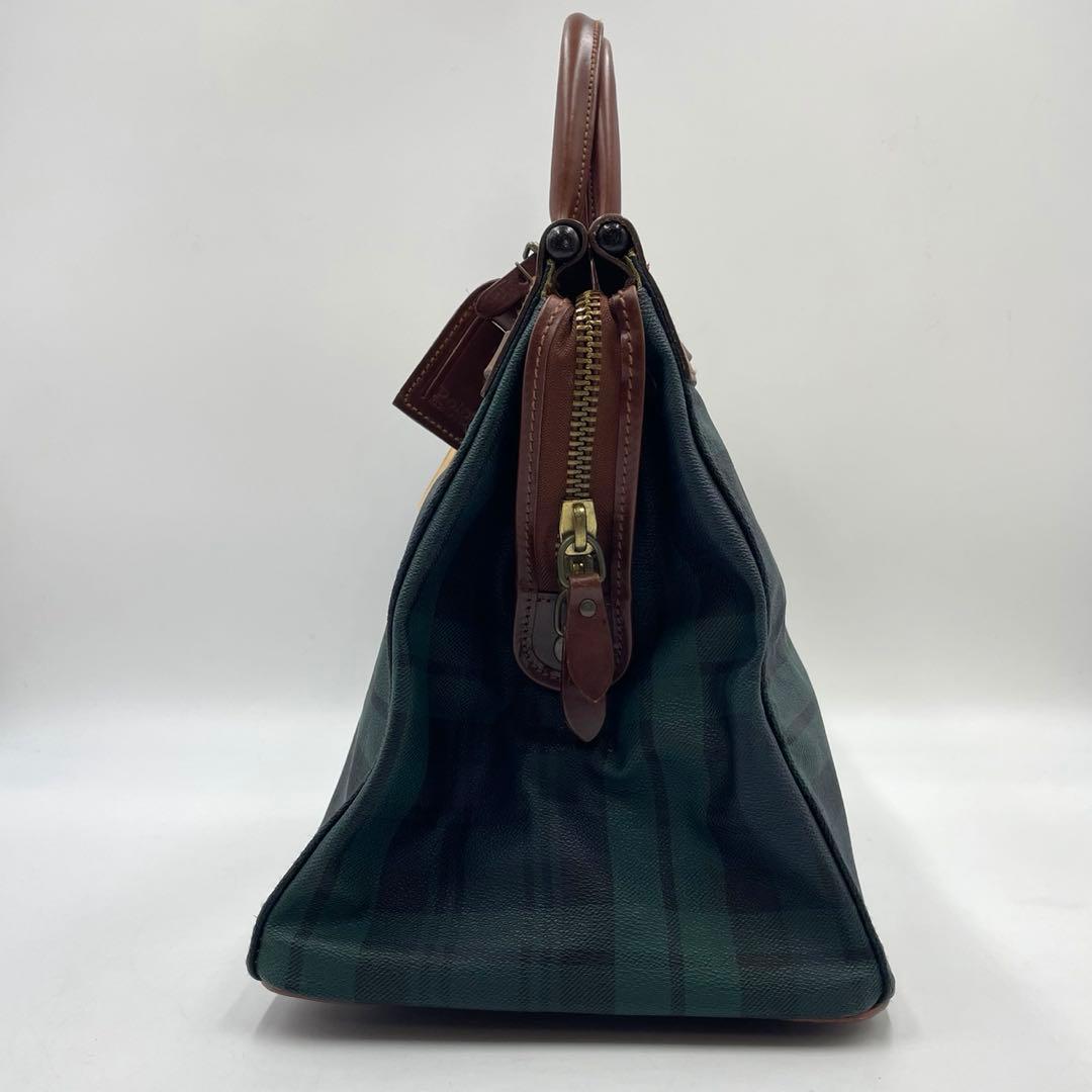 90s POLO RALPH LAURE ボストンバック　チェック柄