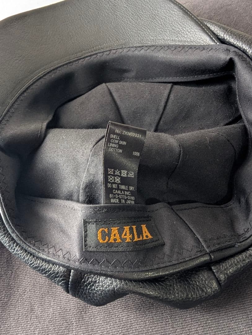 CA4LA ALL LEATHER CORDEL 6 キャスケット