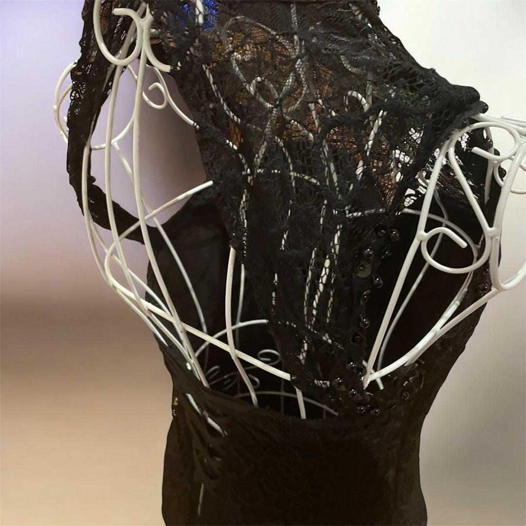 3 キャバドレス　黒　ロングドレス　ビジュー　値下げ交渉可能