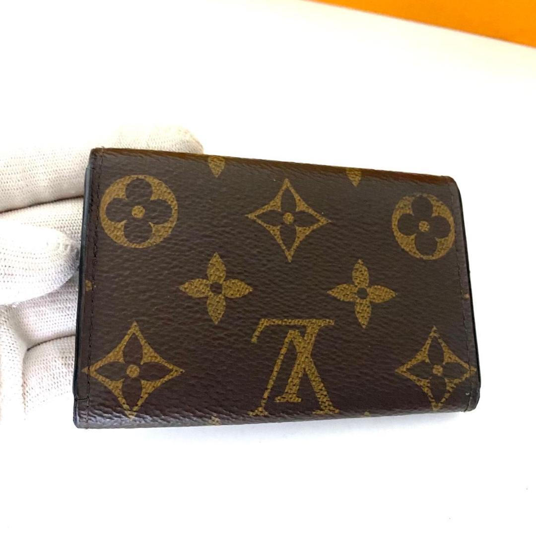 ルイ ヴィトン◎ミュルティクレ6 フューシャ モノグラム キーケース ブラウン