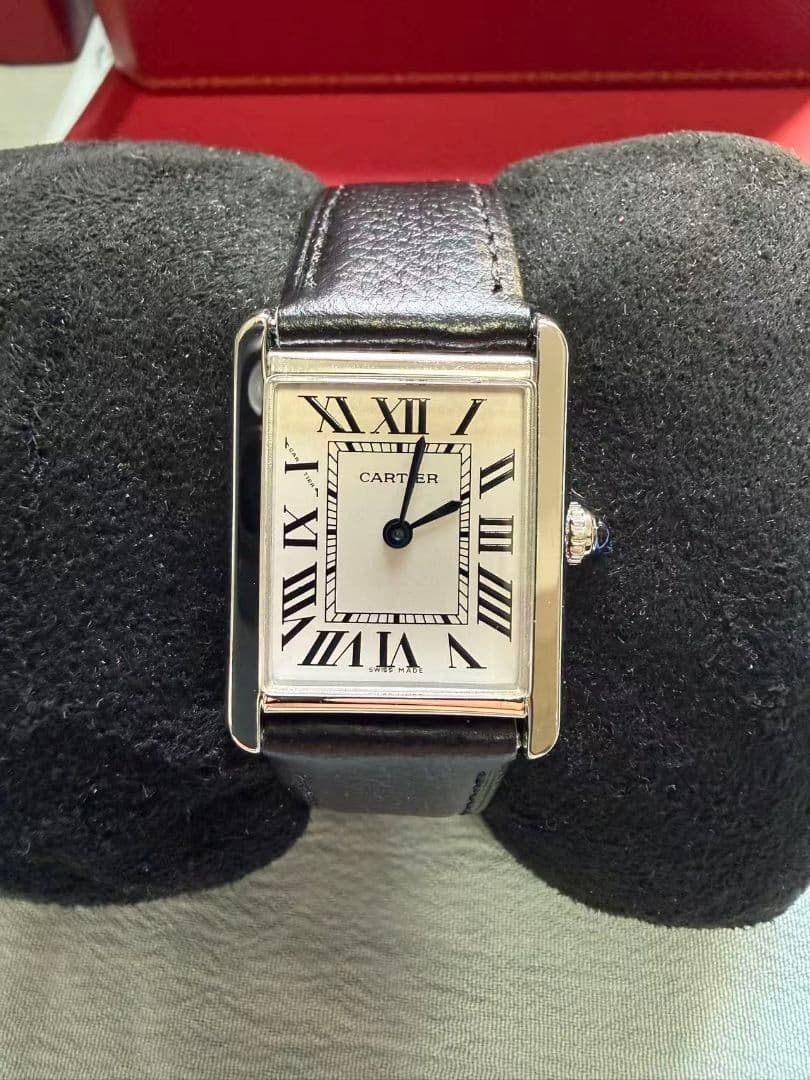 カルティエ WSTA0030 タンクソロ SM クォーツ レディース