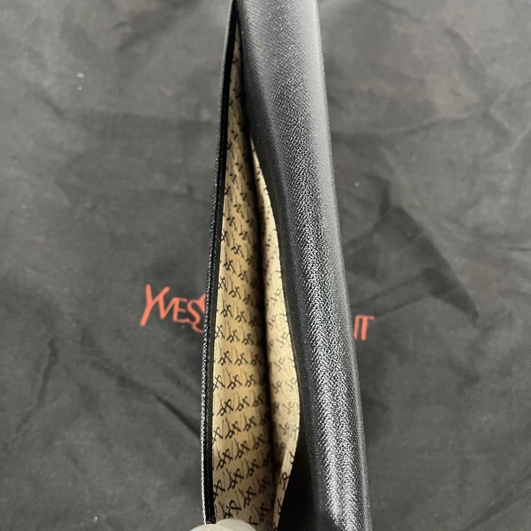 イヴサンローラン クラッチバッグ セカンド　カサンドラロゴ　サフィアーノ