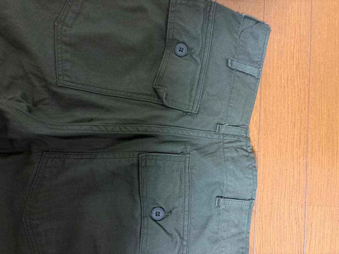 70s US ARMY OG-107 ベイカーパンツ W32L31 アメリカ軍