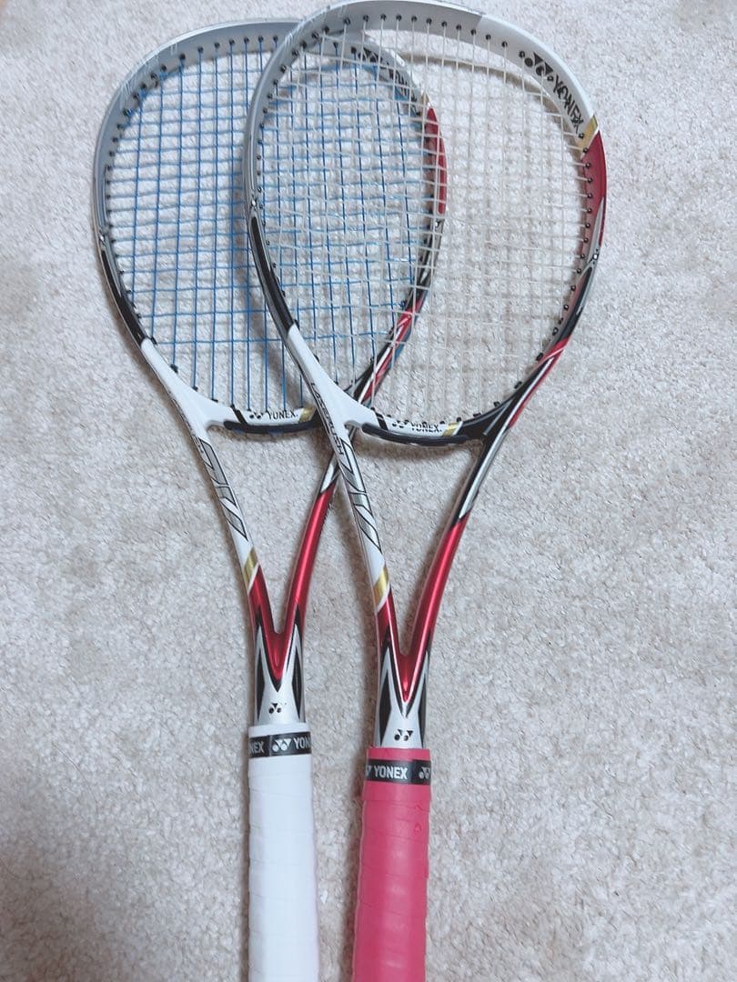 レーザーラッシュ　7v 2本セット　ソフトテニス　ラケット