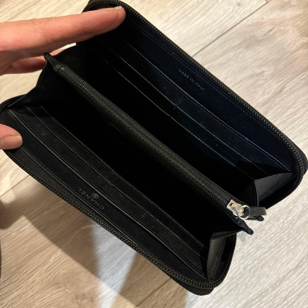 シャネル CHANEL ココマーク ラウンドファスナー 長財布