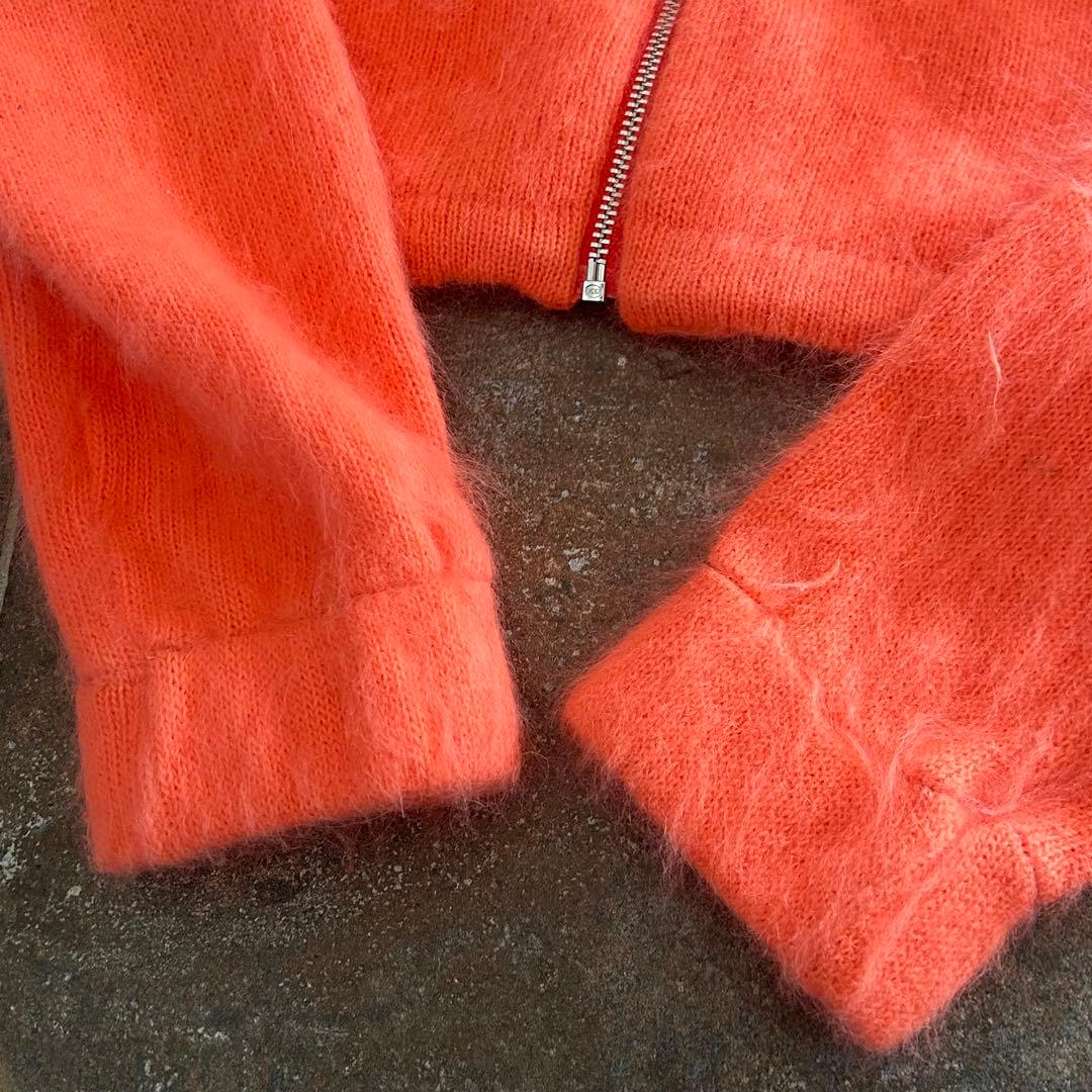 archivio ファー　ニット　シャギー　モヘア　ジップジャケット