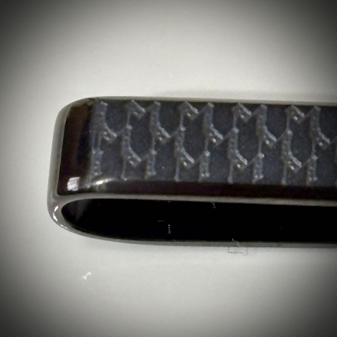 たくろん【美品】MONTBLANC ネクタイピン シルバーブラック ケース