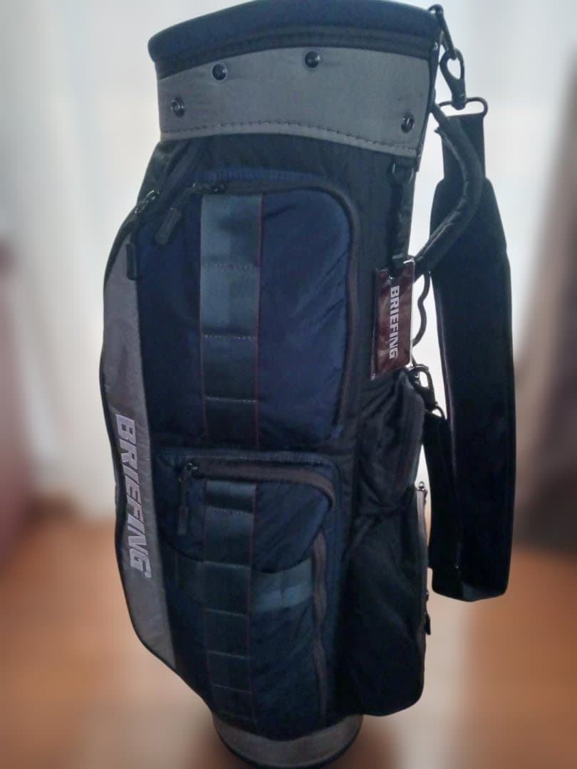 【BRIEFING】 キャディバッグ CR-6　ブルー/グレー　8.5型