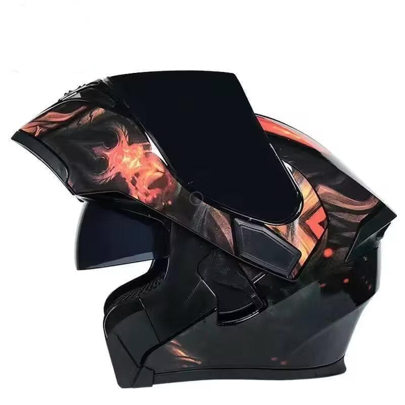 新品 フリップアップ 内蔵レンズ システム フルフェイスヘルメット　Mサイズ