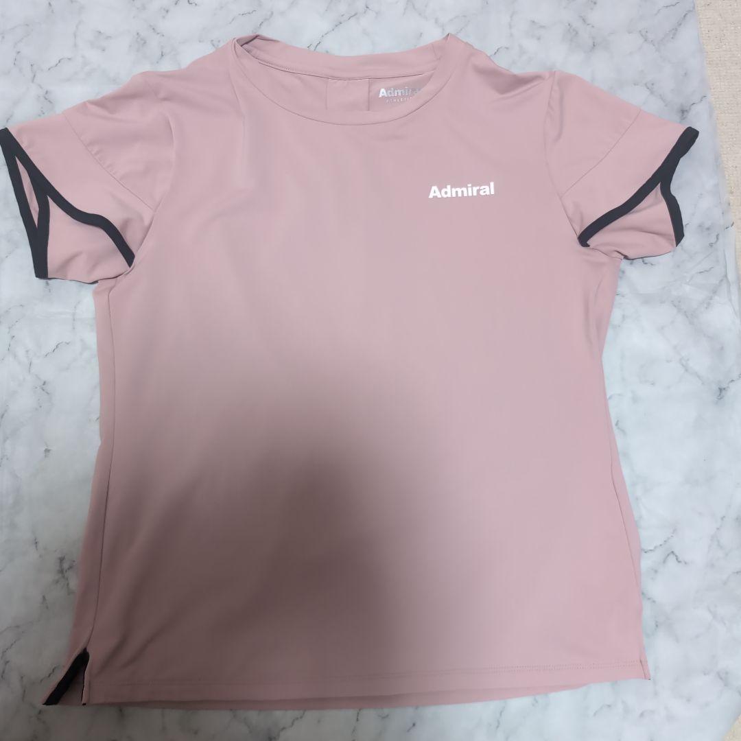 Admiral テニスウェアピンク セットアップ　Ｌ