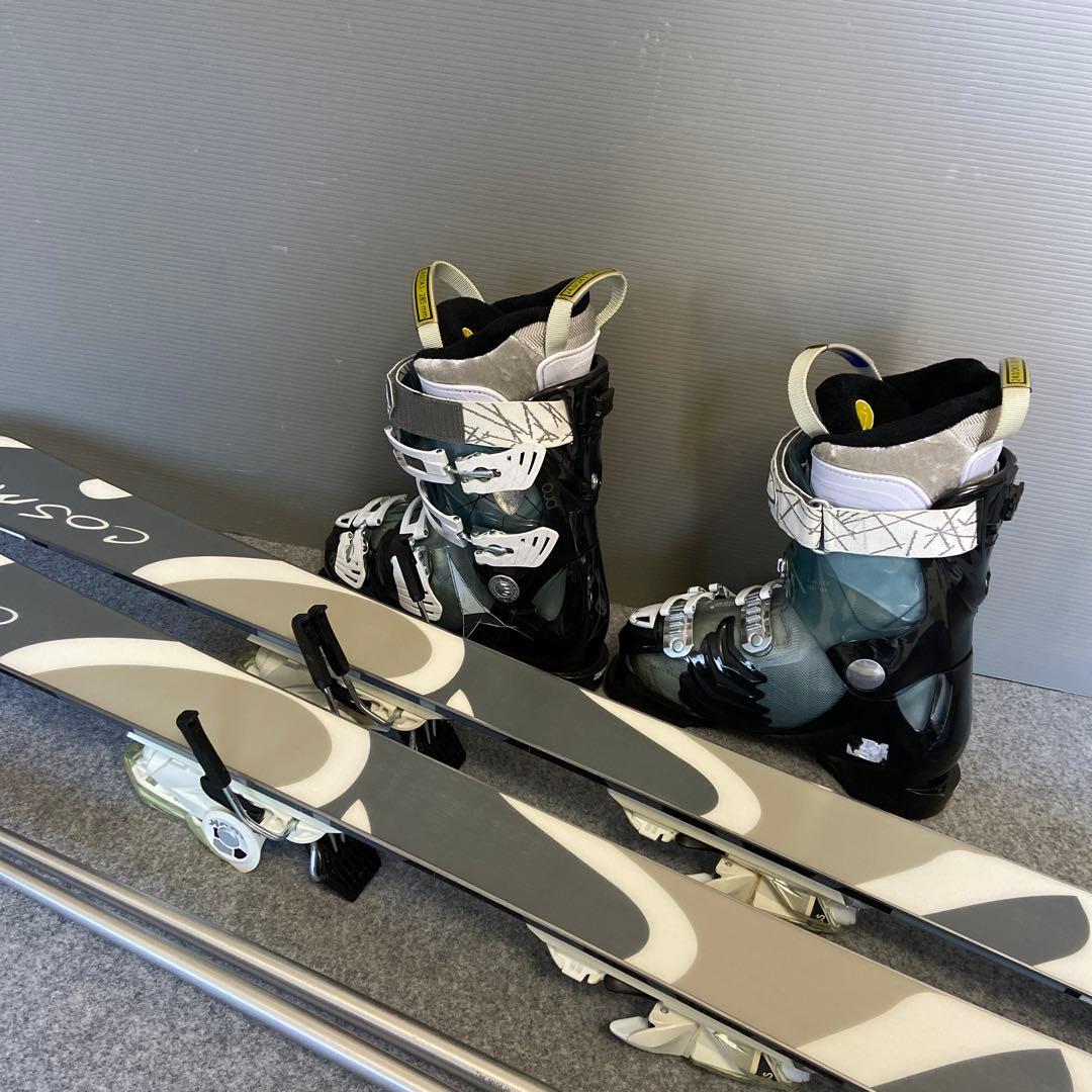 ★メンテ済　★美品★ 大人スキーセット 板142cm ブーツ24.5cm
