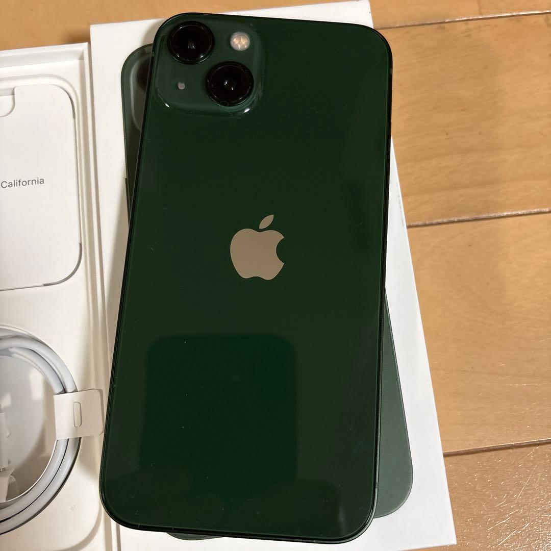 iPhone 13 グリーン 128GB SIMフリー 付属品完備