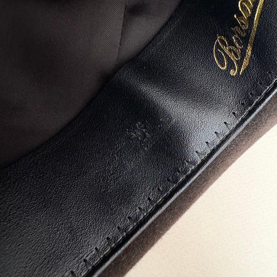 【ボルサリーノ フェルトハット こげ茶】